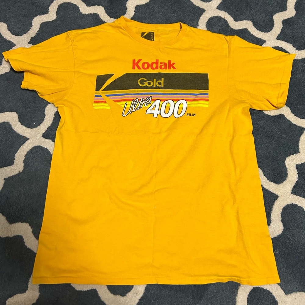 Kodak Gold Ultra 400 Yellow T-Shirt Medium